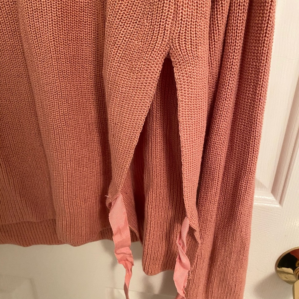 Garage Pink sweater with ribbons - Picture 3 of 4